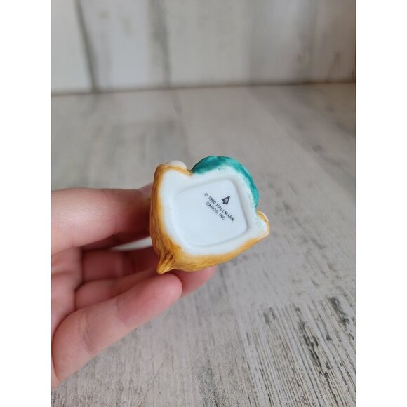 Hallmark Cinnamon Bear vintage porcelain 1990 ornament xmas - Picture 6 of 6